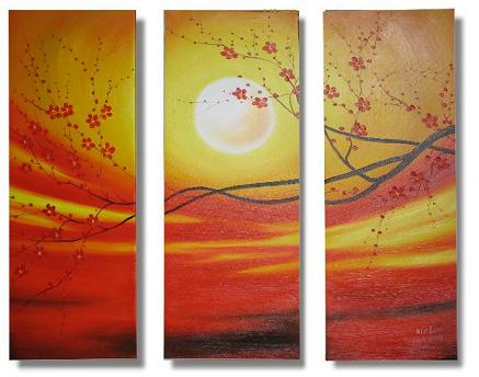 Dafen Oil Painting on canvas flower -set318